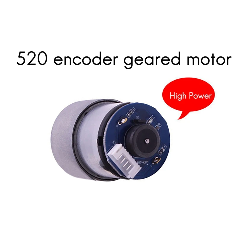 520 Encoder Geared Motor AB Dual-Phase DC Encoder Speed Measurement