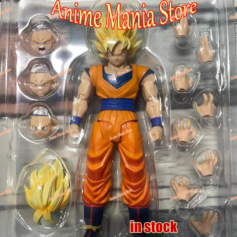 

Hot Sale Bandai SHF Dragon Ball Super Saiyan Son Goku The Games Begin Action Figure Model Collection Toy Renewal 3.0 Figure