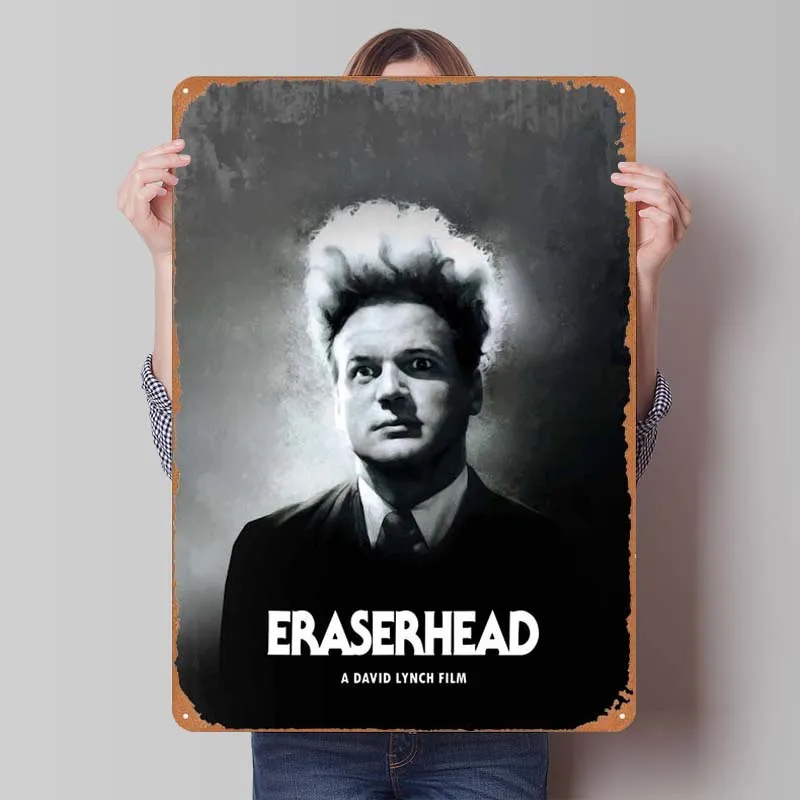 Eraserhead Tinplate Sign Classic Movie Poster Wall Decor Living Room Decor Aesthetics Vintage Metal Sign for Wall Art Decoration