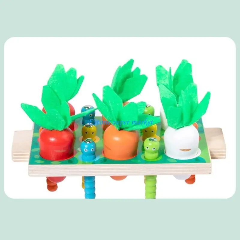 090B Trẻ Thiết bị giáo dục sớm Đồ chơi mới lạ Kéo cà rốt Côn trùng