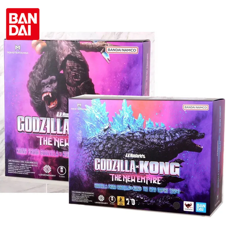 

Bandai Original SHF S.H.Figuarts SHM King Kong Vs. Godzilla 2024 Movie Monster Anime Action Figures Toys Gift