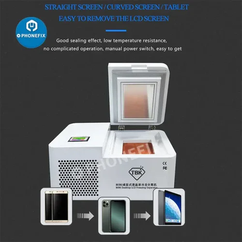 TBK-578 Automatic LCD Screen Freezing Separating Machine for iPhone Samsung iPad Damaged Screen Separating Delamination Tool