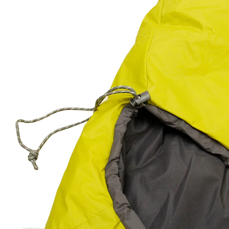 

Yellow Sleeping Bag for Winter Hiking Lightweight Men's and Women's Sleeping Bags