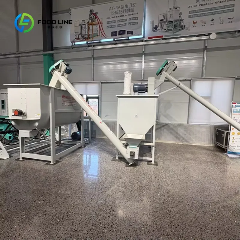 Customized Best Price Animal Pellet Feed Plant Poultry Livestock Cow Goat Corn Wheat Pellet Feed Animal Feed Pellet Line