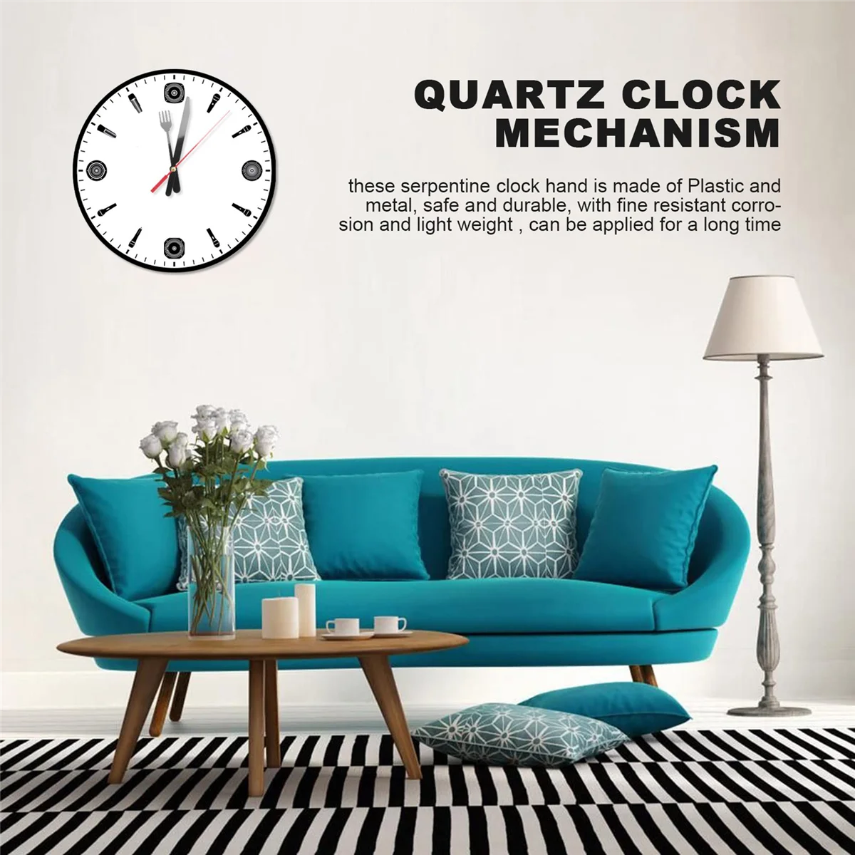 Meccanismo di movimento dell'orologio durevole in 14 stili, lancette dell'orologio senza ticchettio, sostituzione delle parti di riparazione fai-da-te per la riparazione dell'orologio