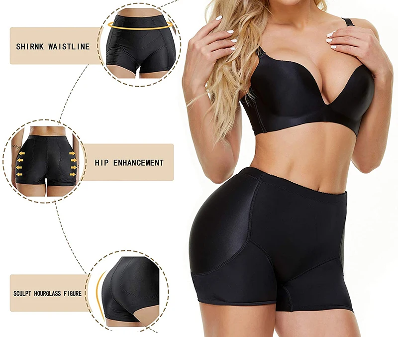 Sexy Butt Lifter Padded Hip Enhancer Shapewear High Waist Trainer Thigh Slimmer XXS XS Body Shapers Big Ass Pads Control Panties - view 2
