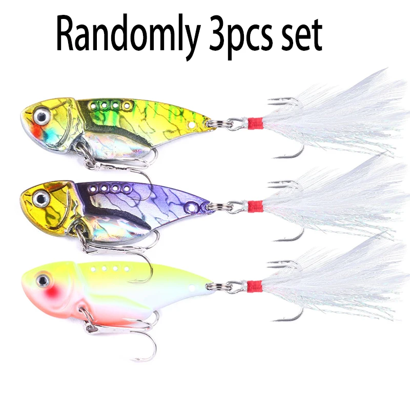 1PC-40Pcs of Randomly  Fishing Lure Minnow Popper Crankbait pencil VIB  Wobble Bait Artificial Bait peche  Pike carp Sea fishing