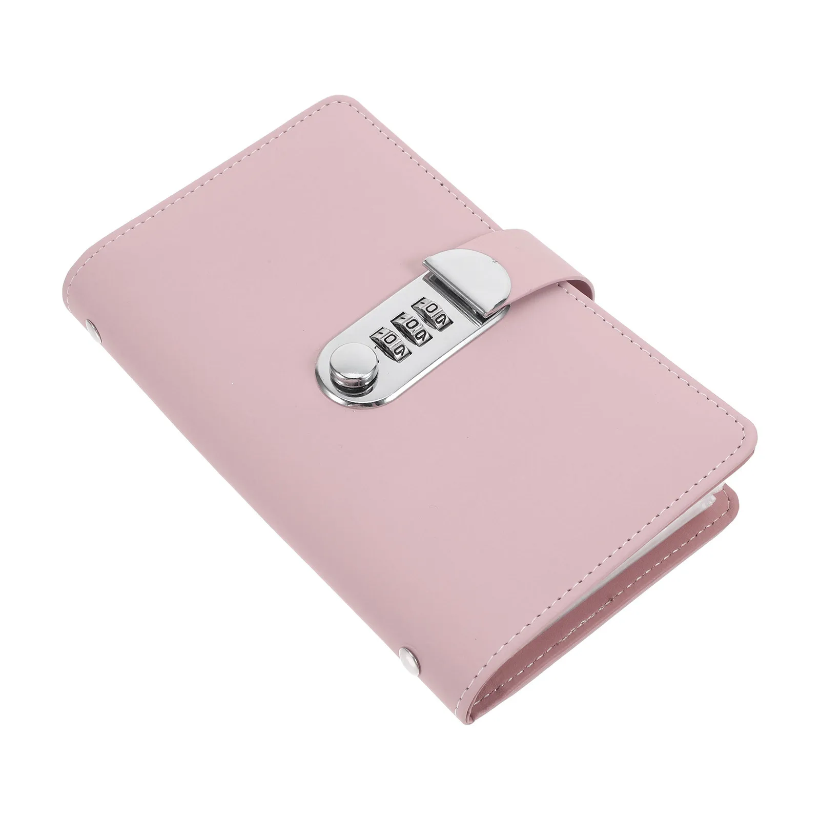 잠금식 현금 저축 책 비밀번호 디자인 다기능 예산 관리기 카드 영수증 및 소형 귀중품 수납용 포켓 포함
