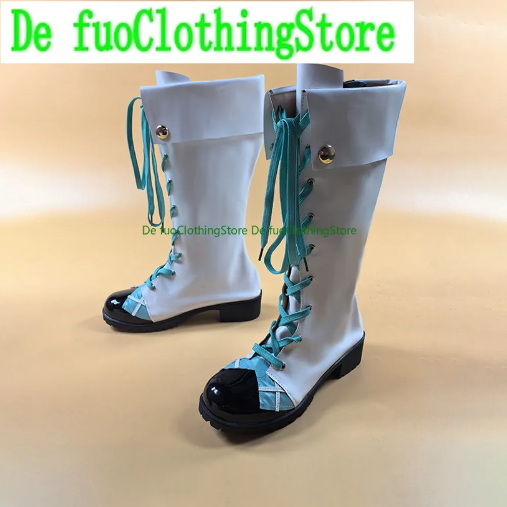 

DefuoClothing Girl Detective Ver. Обувь для косплея, ботинки в стиле аниме, обувь и ботинки для ролевых игр в стиле аниме, вечерние ботинки на Хэллоуин