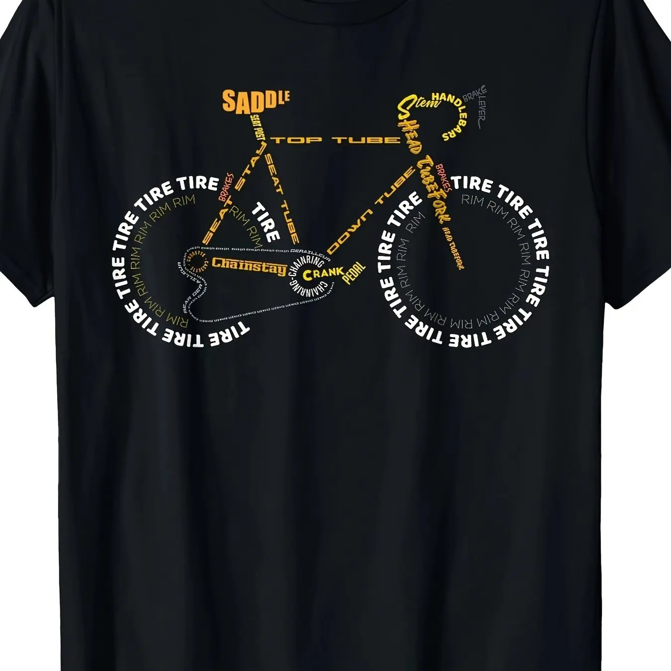 

Bike Anatomy T-Shirt Cute Ride Is Life T-Shirt