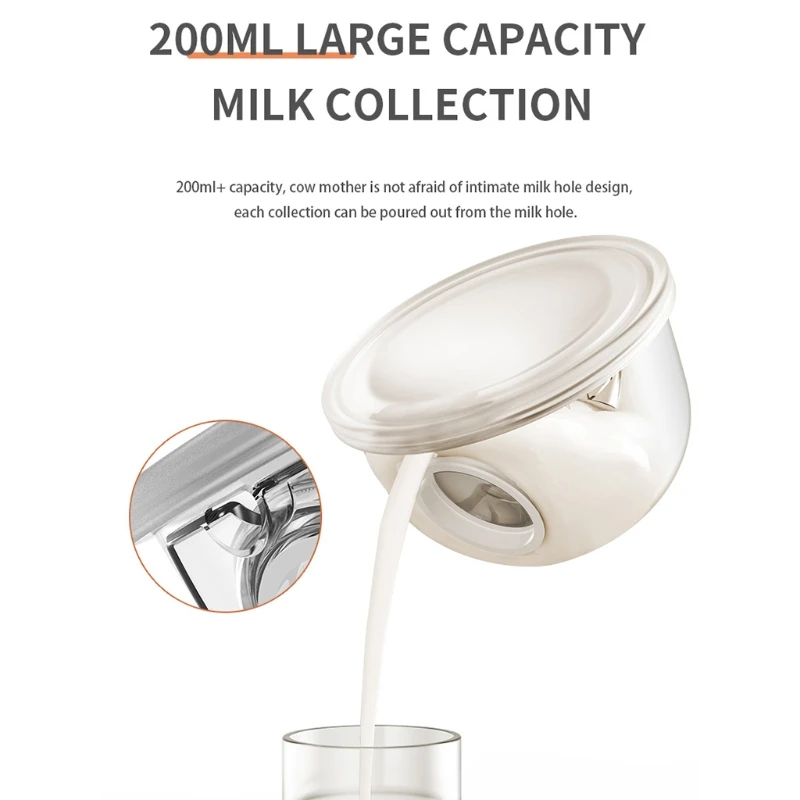 USB Rechargable Automatic Milker Silent Wearable Hands-Free Portable Milk Extractor Portable Electric Breast Pump