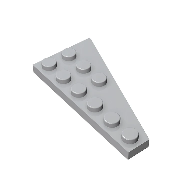 10pcs Compatible MOC Brick Parts 54384 Wedge Plate 6 x 3 Left Building Block Particle DIY Assmble Kid Puzzle Brain Toy Gift