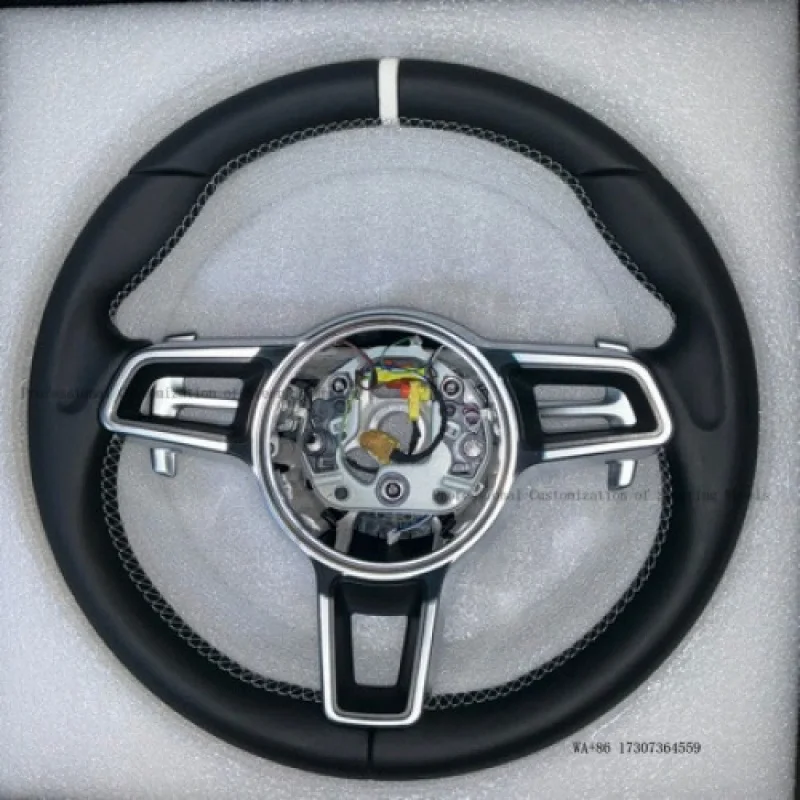 

Suitable for Porsche Panamera, Cayenne, Macan, 718, 911, 918 leather sports steering wheel