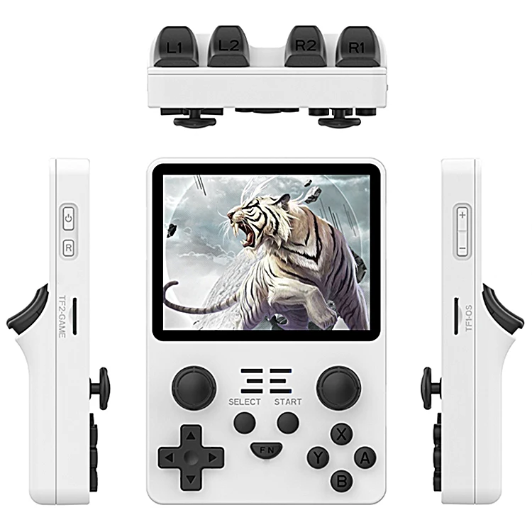 New retro game console with full color 3.5inch screen kids 100g gift smartphone game controller player