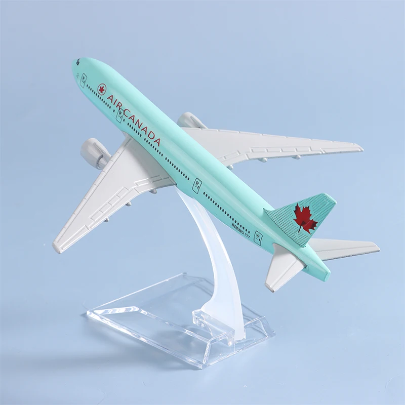 Réplica de avión de Metal fundido a presión para niños, modelo de avión de aleación de 16CM, colección de aviones de recuerdo, 1:400