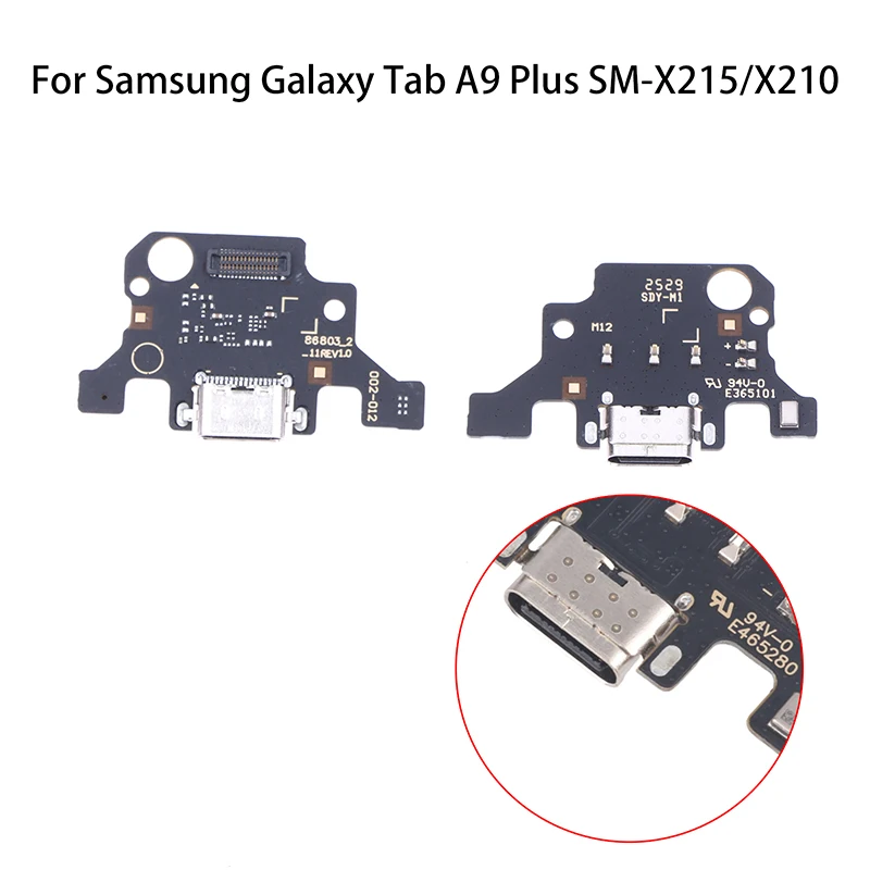 【C】1/3Pcs For Sam Galaxy Tab A9 Plus SM-X215/X210 Replacement Charging Port Board Charging Dock