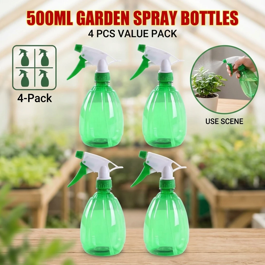 Indoor Herb Garden Kit - スプレーボトル 植物 花 ハーブ用スプレーヤー 散水器 ガーデン用じょうろ