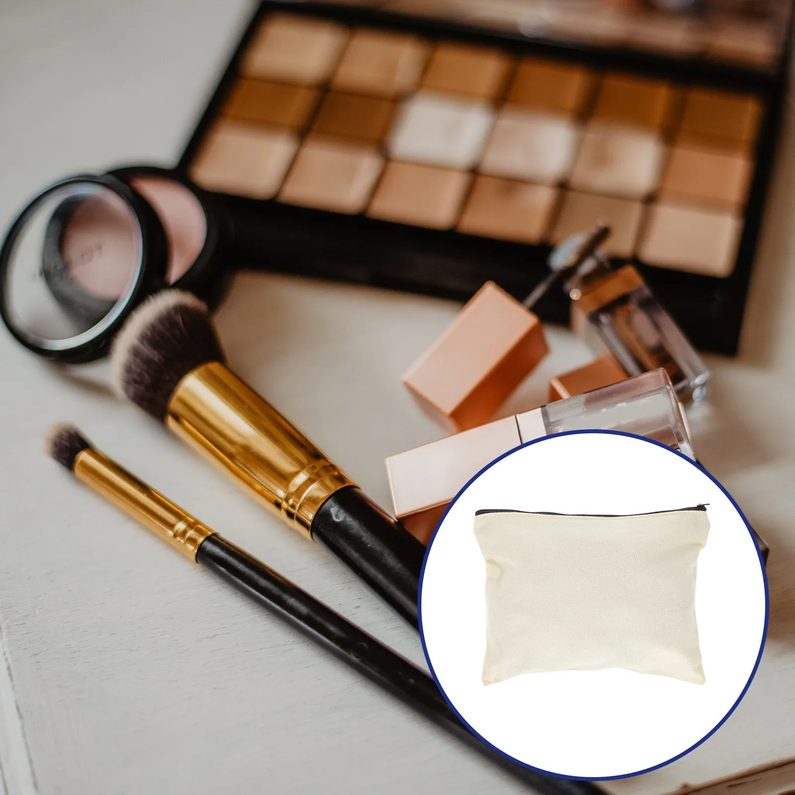 

Набор из 10 компактных портативных сумок-органайзеров на молнии из холщовой ткани для хранения мелких инструментов, сверхпрочные сумки для инструментов