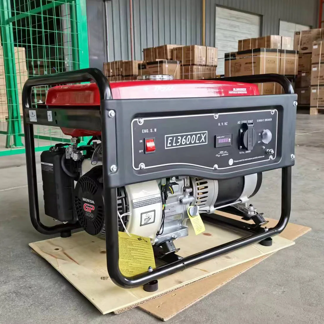 2800W Mini Single Phase Recoil Gasoline Generator GP200 Engine Powered by HONDA