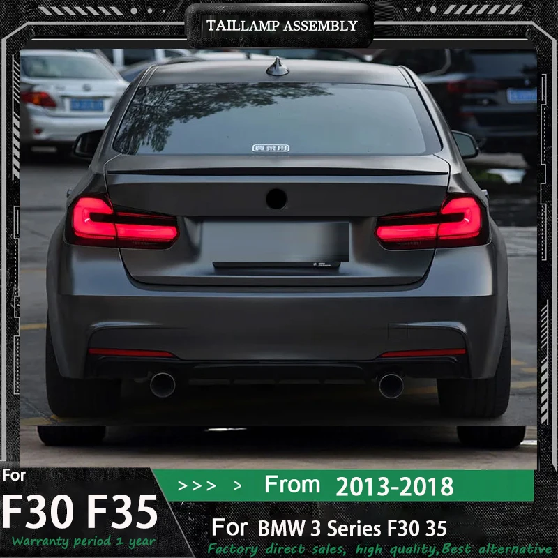 Luci auto per BMW F30 Fanale posteriore a LED 2013-2018 F35 F80 Lampada posteriore 3D 318i 320i 325i 330i 335i Segnale DRL Accessori auto
