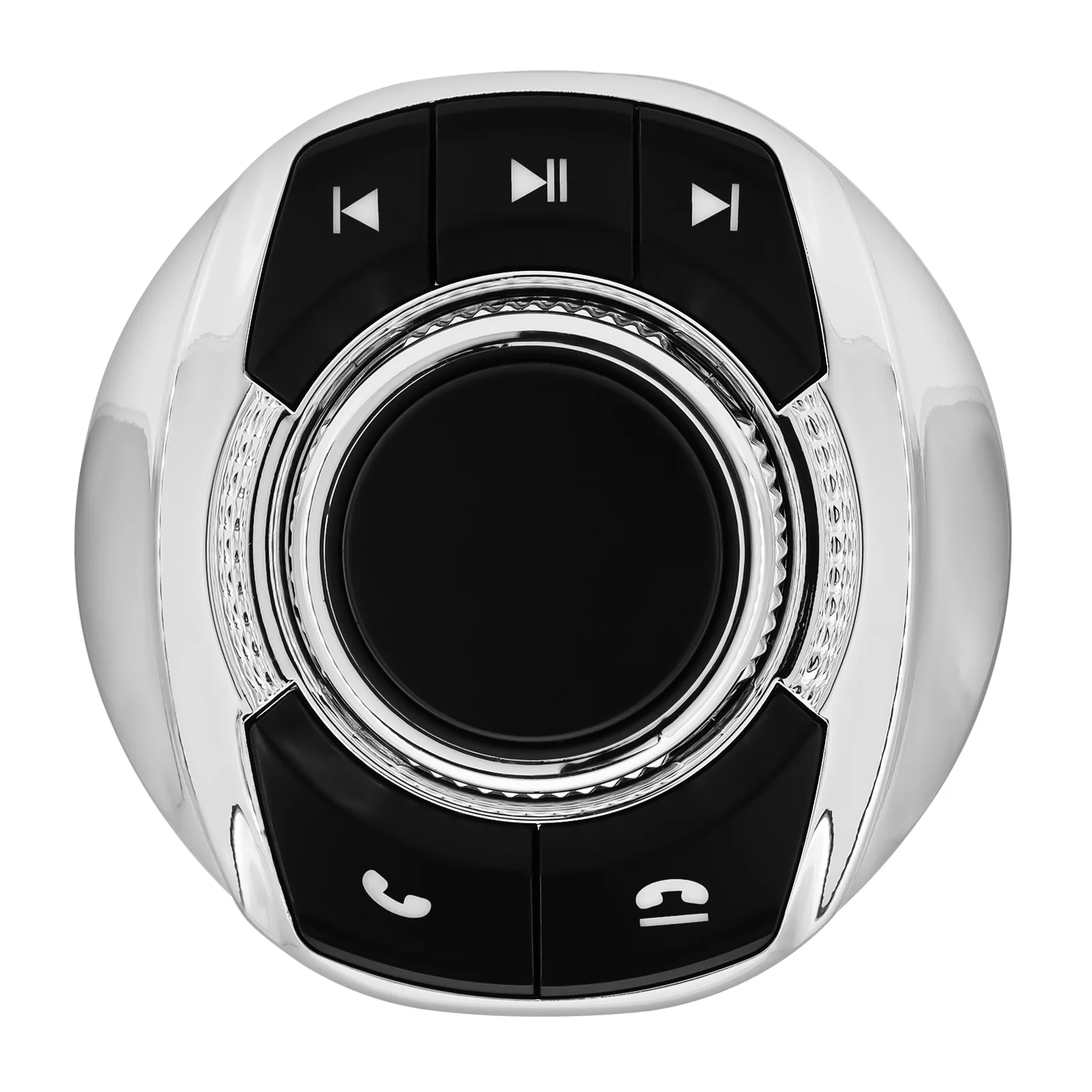 8 Keys Car Remote Control Cup Shape Wireless Car Steering Wheel Control Buttons With LED Light For Android Multimedia Navigation