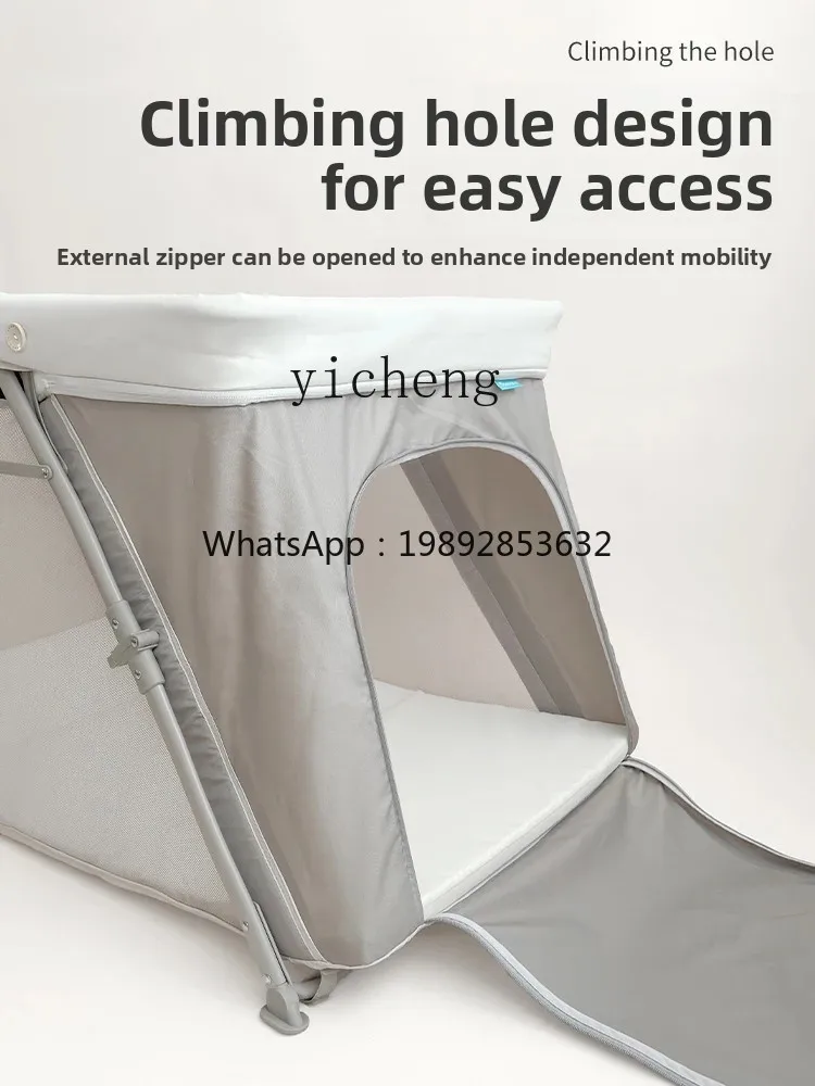 سرير ZZ Crib لحديثي الولادة قابل للطي BB سرير محمول مزود بوظيفة سفر للأطفال