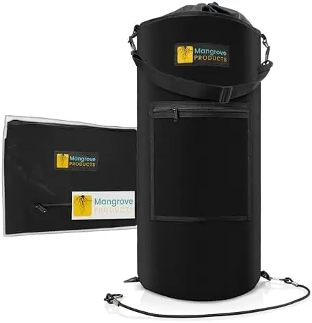 

Portable Boat Trash Can with Reusable Bag – Marine Storage for Fishing, Camping, RV & Sandbar Use