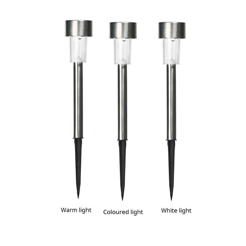 LICE-Solar Lawn Lamp, Outdoor Garden Lamp, Outdoor Ground Lamp, Household Solar Lamp (Plastic Type)