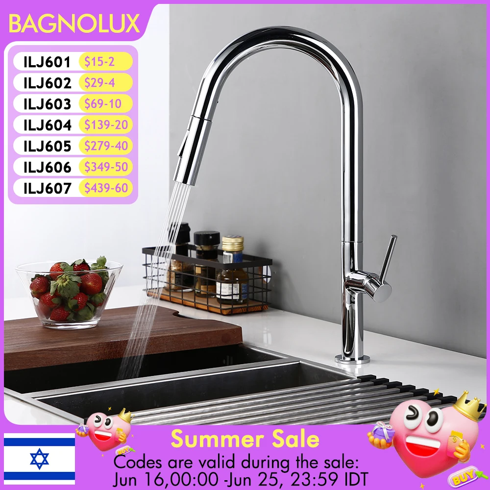 

Gunmetal Kitchen Faucet Pull Down Sprayer Single Handle Single Hole Pull out Sink Mixer Deck Mounted