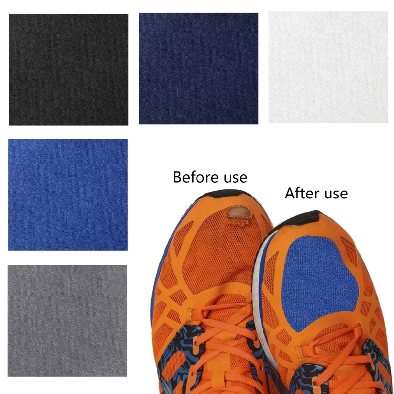 3Pcs Self Adhesive Sneaker Repair Patches Square Shape Shoe Hole Prevention Repair Patches Quick Repair Shoes Tool