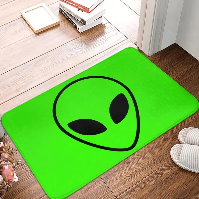 Space Alien Front Door Mat Anti-Slip Outdoor Waterproof Doormat Kitchen Bedroom Entrance Rug Carpet