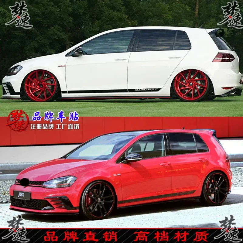 

Car Vinyl Sticker FOR Volkswagen GOLF7 GTI GOLF 8 body decoration customization fashion Decals Decor Auto Accessories
