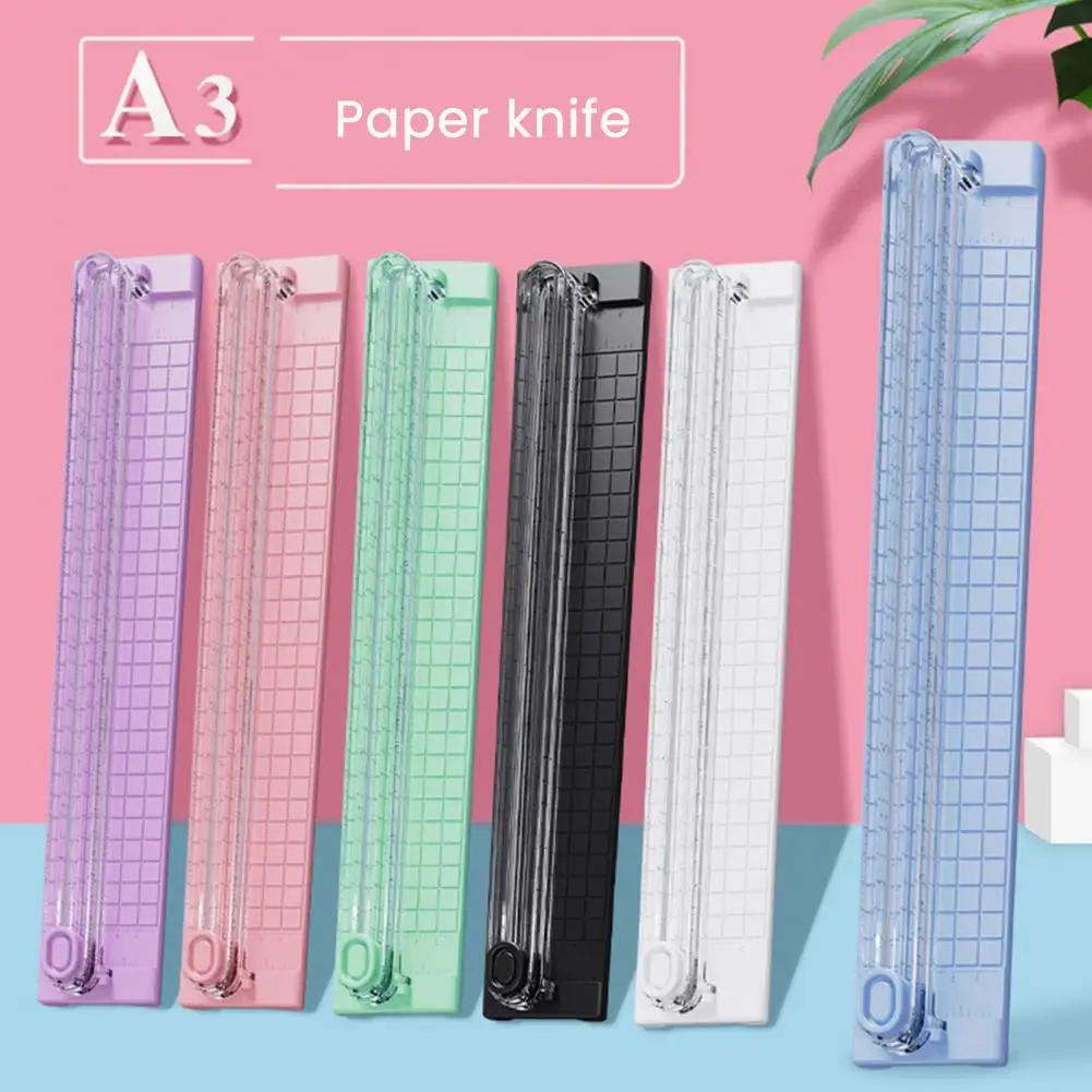 33 centimetri A3 Trimmer di Carta Dritto Scivolo di Carta Utensile da Taglio Affettatrice di Carta Portatile per Scrapbook Artigianale Foto Cartoncino Etichetta Carta