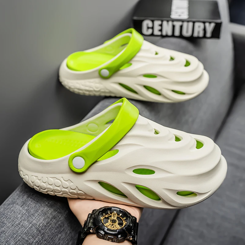 

Baotou Men's Slippers 2025 Summer New Deodorant Anti-Slip Beach Sports Outerwear Driving Slippers