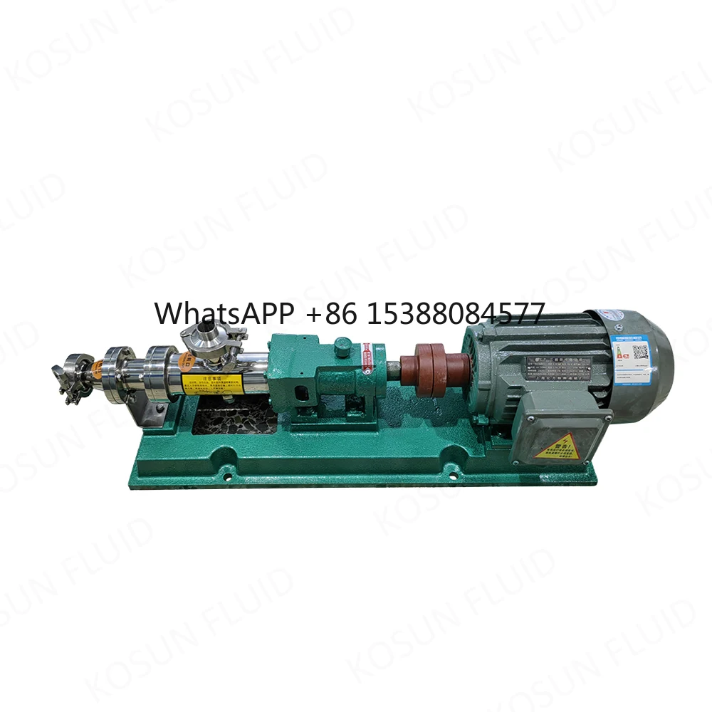 

Stainless Steel Sanitary Single Screw Mono Progressive Cavity Screw Pump