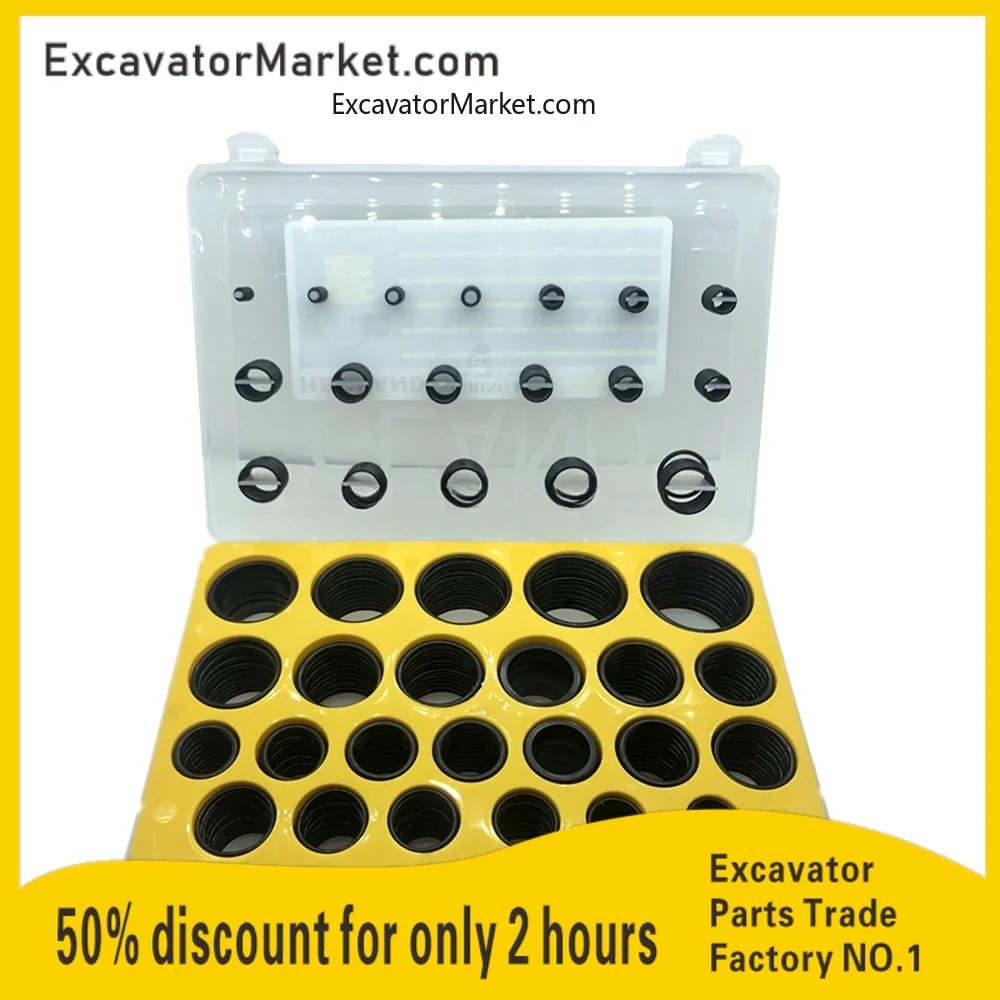 For CATERPILLAR CAT 320B/312/320C Excavator O-ring seal ring repair box special rubber ring Excavator accessories For excavator