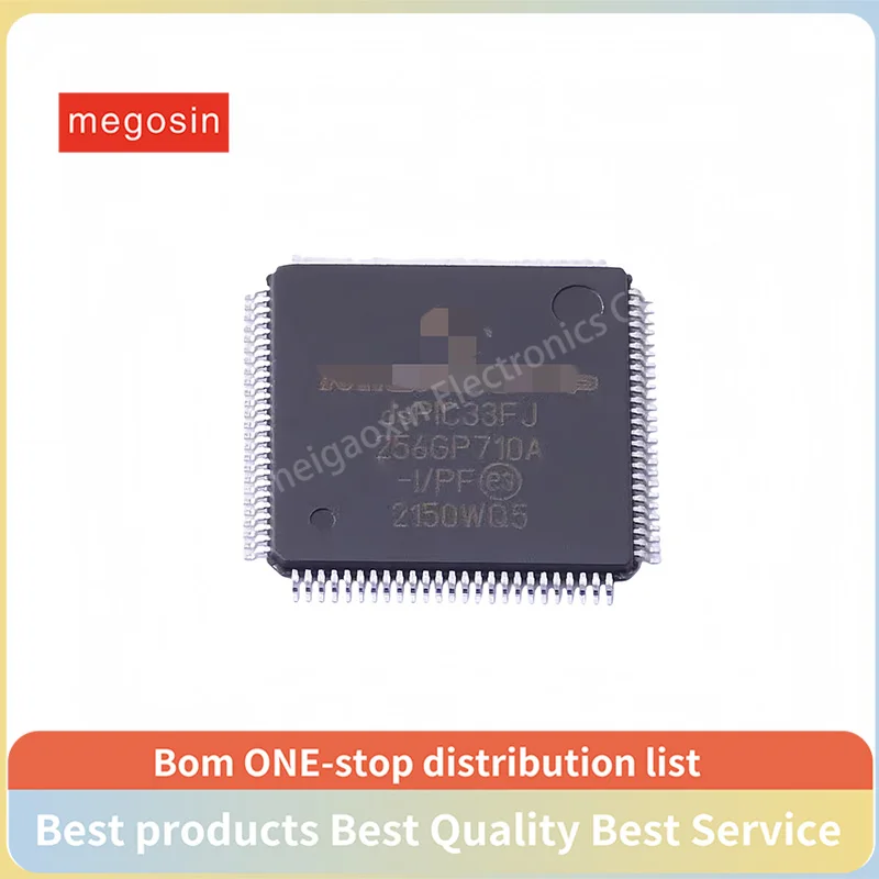 1pcs/lot DSPIC33FJ256GP710A-I/PF DSPIC33FJ 256GP710A TQFP-100 Signal Processor IC