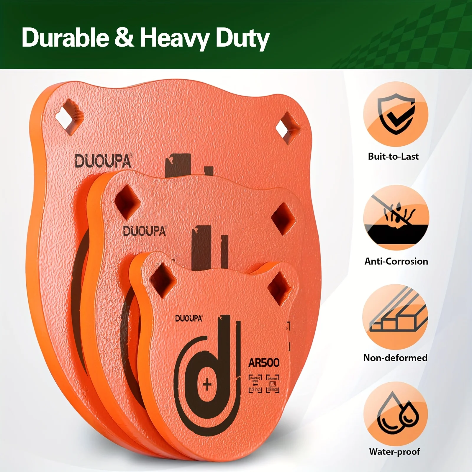 ar500-steel-target-for-shooting-1-2-thick-gong-silhouette-metal-target-laser-cut-rated-for-precision-shooting