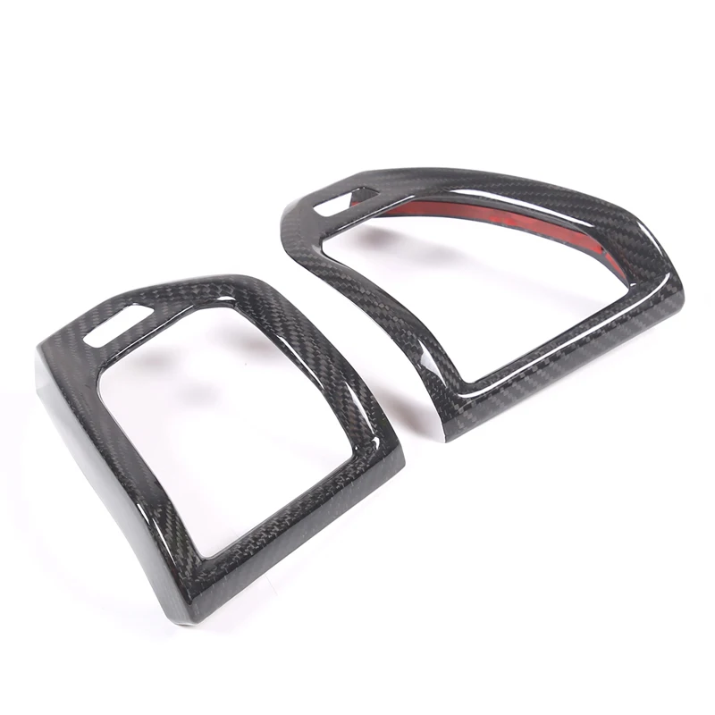 For BMW 8 Series G14 G15 G16 2019-2022 Real Carbon Fiber Car Air Conditioner Side Air Outlet Frame Cover Trim Car Accessories