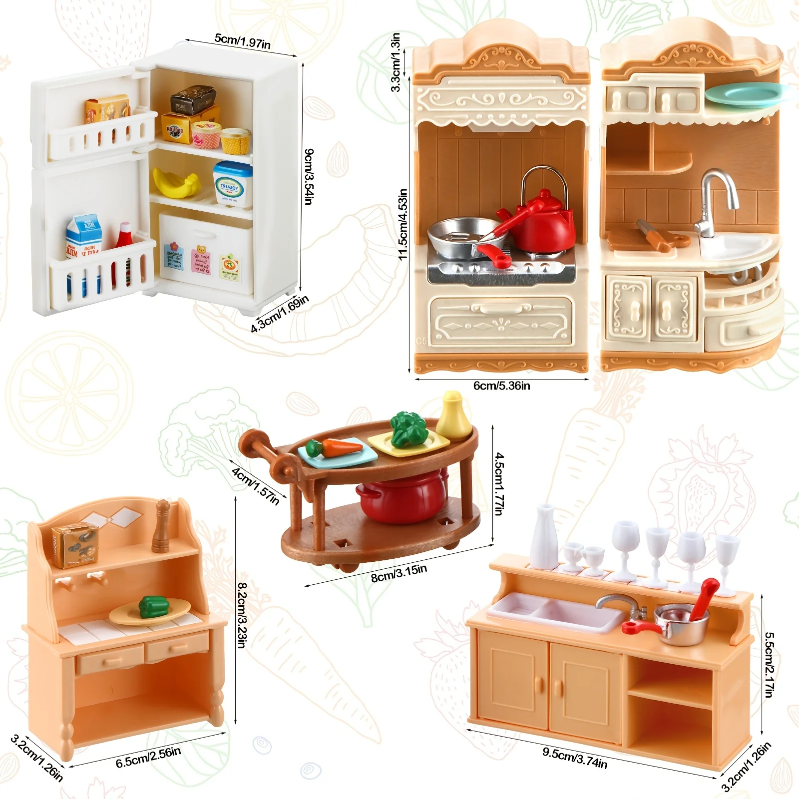 Thumbnail 3 - #19 Latest Dollhouse Furniture Sets Offers