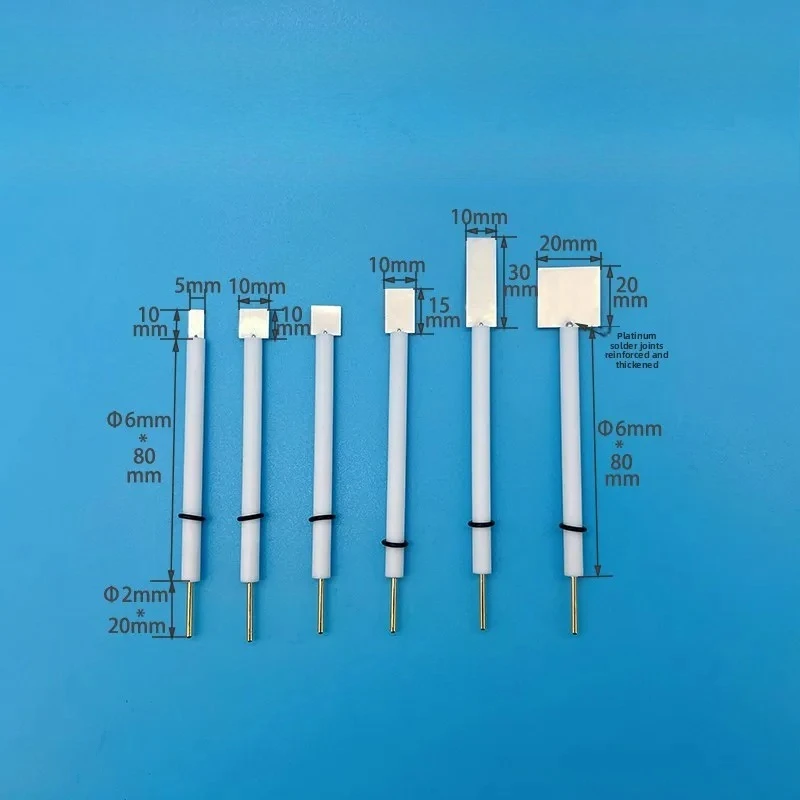 Pt electrode for electrolytic analysis 10 * 10 * 0.1mm working Pt pure platinum experimental counter electrode