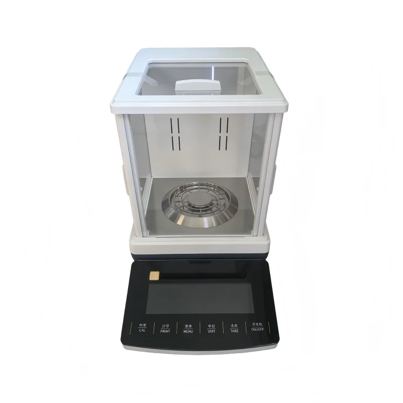 High-Capacity Ultra-Micro Lab Balance 0.00001g 0.01mg Readability up to 31g Weighing Glass Construction