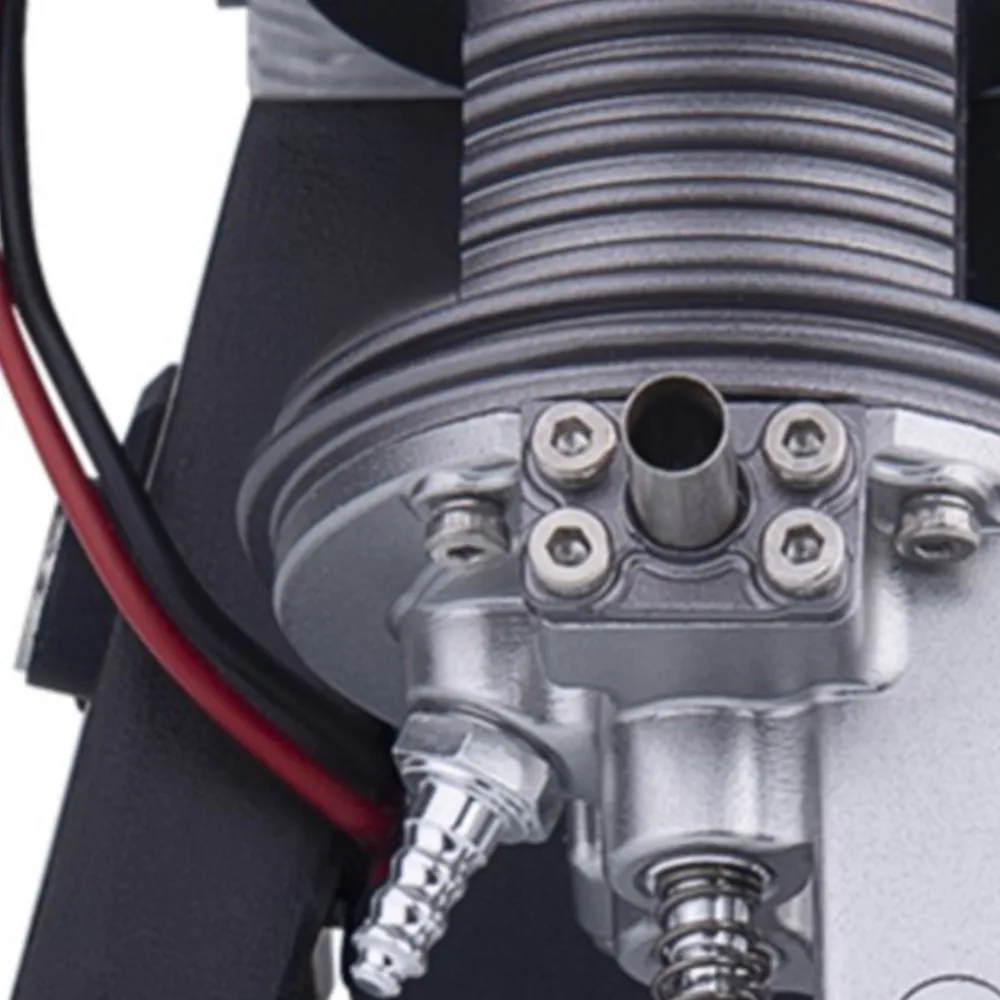 

TECHING Five-Cylinder Radial Engine Aircraft Engine Simulation Metal Machinery Electric Model DIY KIT Toys for Collecting