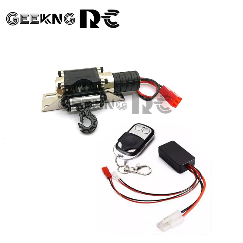 

1 Set Aluminum Alloy Metal Winch Traction for 1/10 RC Rock Crawler HSP Redcat HPI 90046 D90 SCX10 TRX-4 1:10 RC Car A025