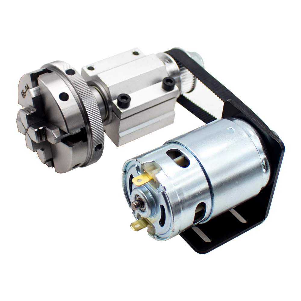 No power Multi-function 895 Motor Rotary Lathe Woodworking Spindle DIY Slider Assembly + Chuck Y