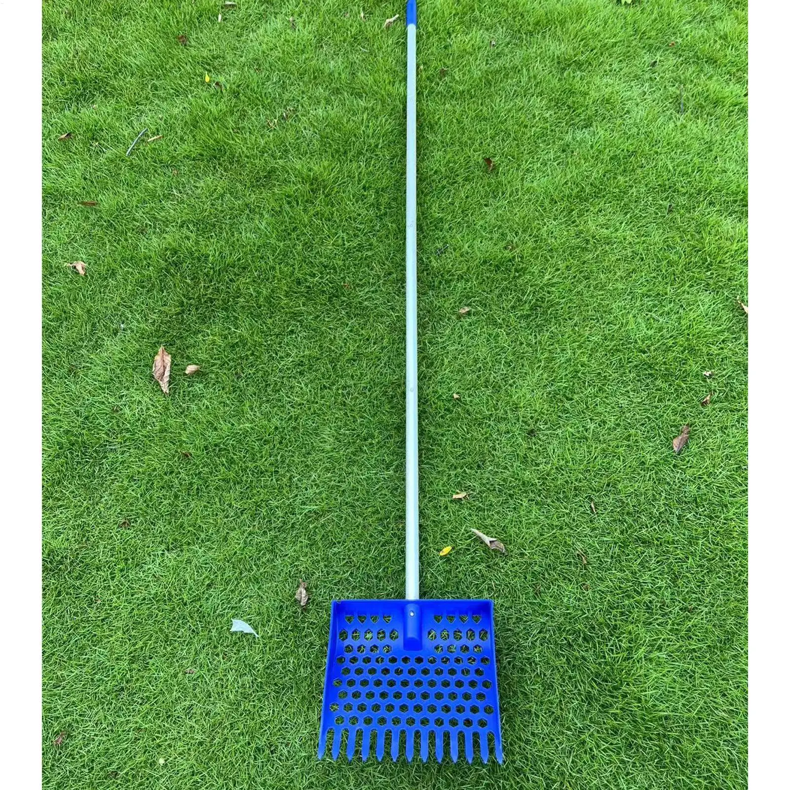 Dual-Head Poop Scoop and Rake, Detachable Dung Shovel for Chicken Coop, Cat Litter & Dog Waste Cleaning, Screening Shovel