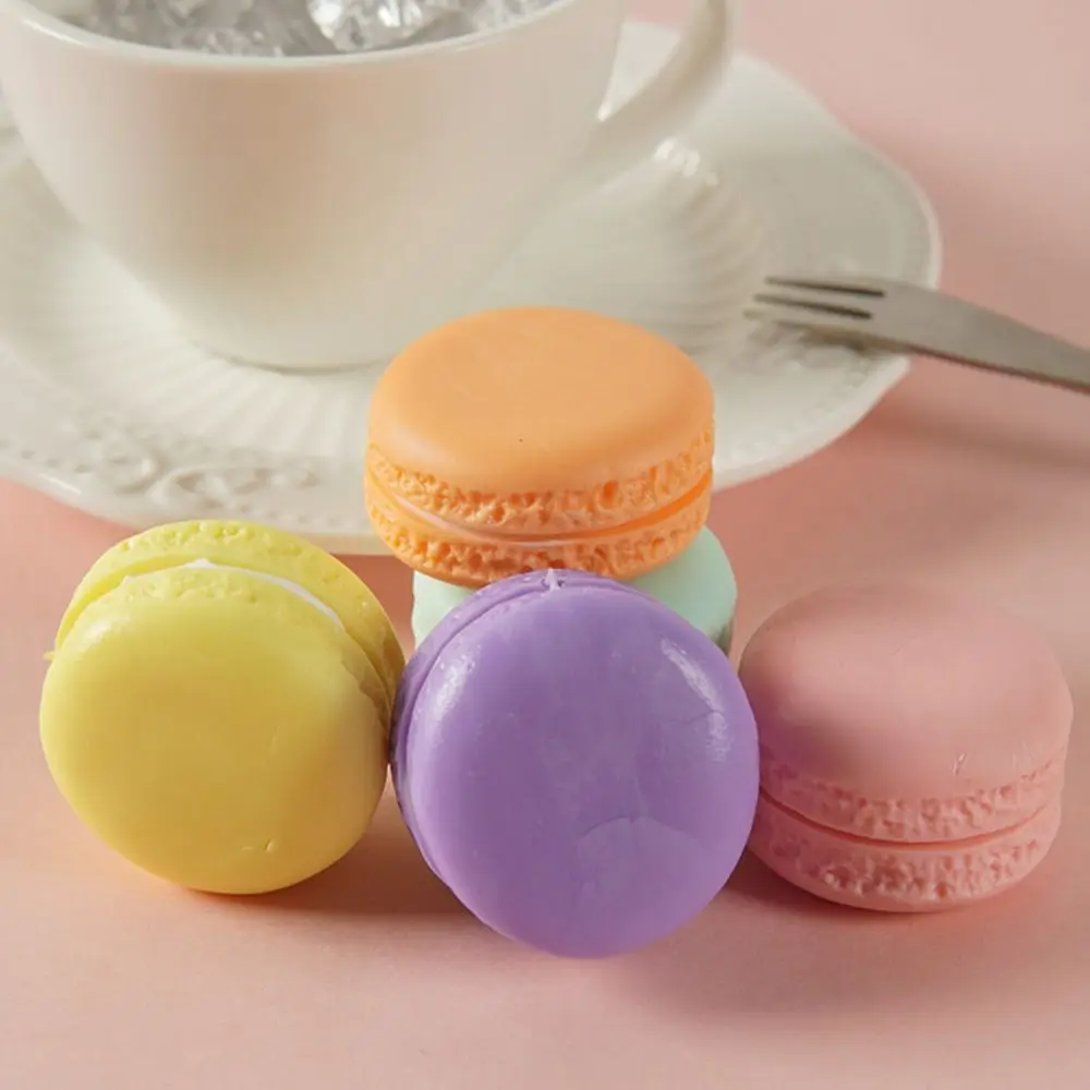 Macaron de imitación de postre francés, modelo de simulación de PVC, postres artificiales, accesorios, juguetes de comida falsa, juguete de cocina