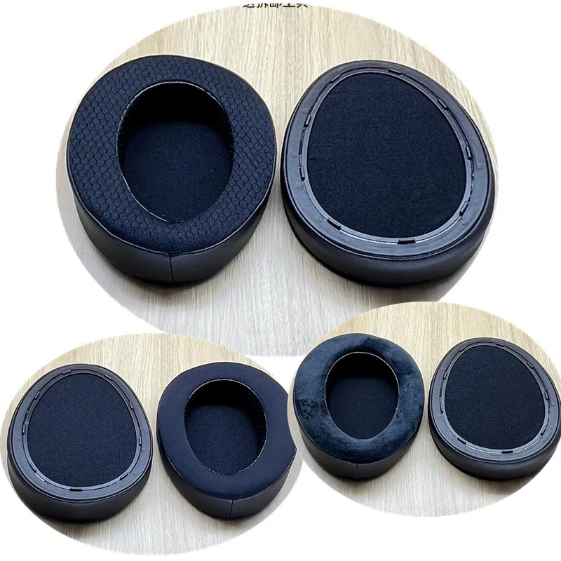 Perforated Ear Pads Mesh Fabric OR VELVET Ice Silk For HIFIMAN EDITION X XS HE1000 SE ARYA Headphones Replacement Ear Pad Black