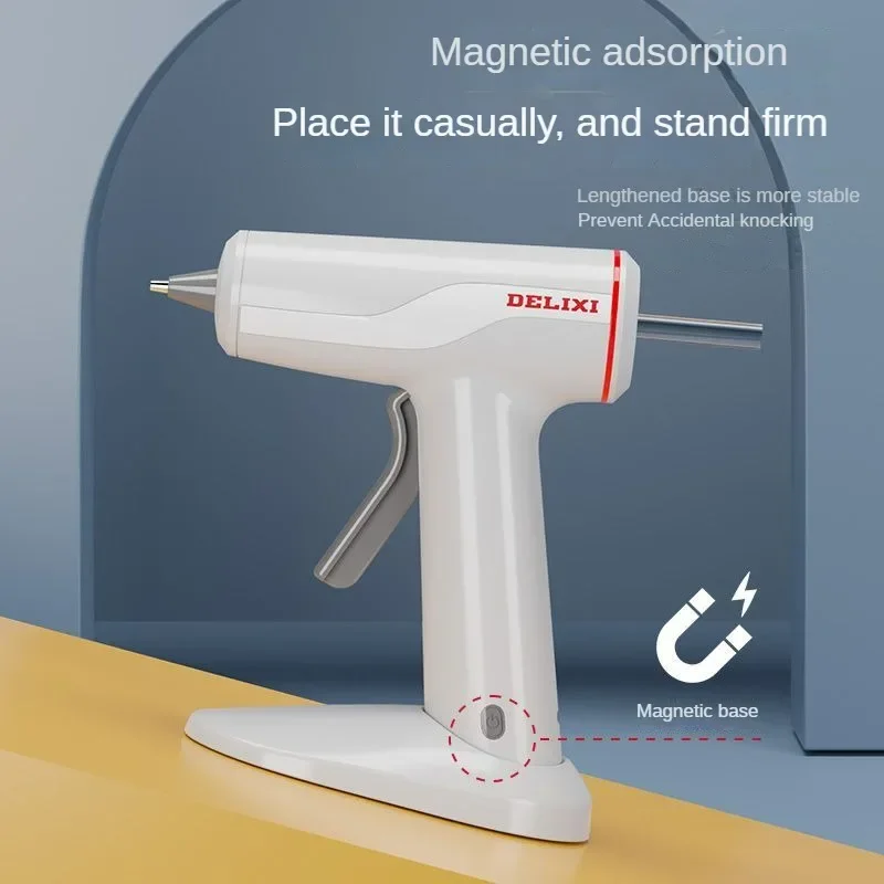 Imagem -03 - Arma de Cola Quente Artesanal sem Fio Carga Usb Bateria de Lítio Recarregável mm Cola Vara Arma de Cola Profissional do Agregado Familiar 30w
