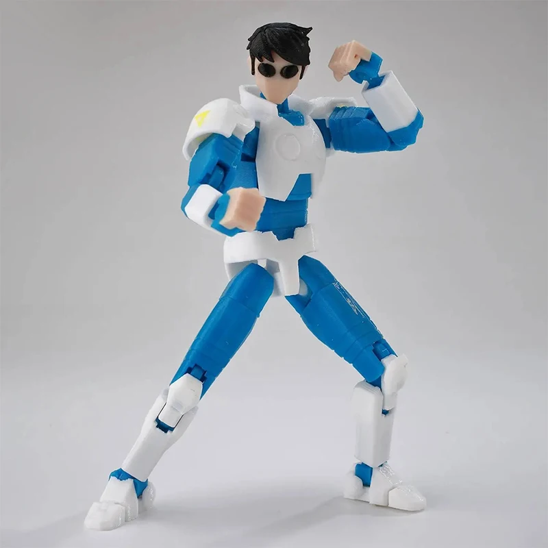 3d Printed Articulated Action Figure Jointed Model Kit Assembled Superhero Figurine For Tabletop Games Decor & Collectible Gifts view 3